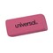Universal Rectangular Bevel Block Pencil Erasers - Small, Pink (20/Pack)